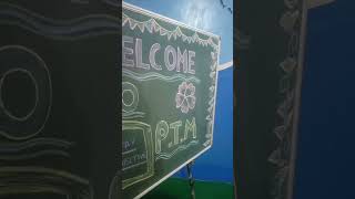 Blackboard decoration ideas for PTM