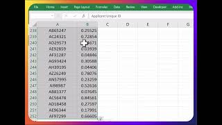 How to perform Simple Random Sampling using Excel's RAND() function