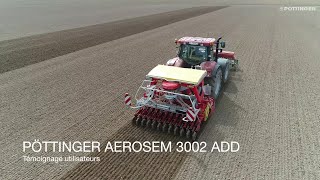 PÖTTINGER - AEROSEM 3002 ADD - EARL FERME GUERIN - Producteur de lin