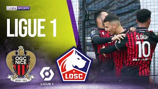 Nice vs Lille | LIGUE 1 HIGHLIGHTS | 1/29/2023 | beIN SPORTS USA