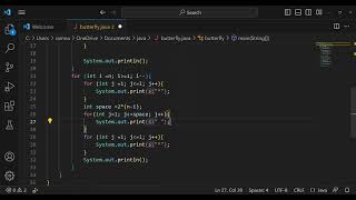 Butterfly Pattern in Java 🦋 | Easy Pattern Program Explained