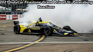 2021 IndyCar Firestone Grand Prix of St. Petersburg Reactions