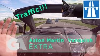 Aston Martin Vanquish Volante - TOP SPEED ON THE GERMAN AUTOBAHN