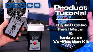 Desco Digital Static Field Meter and Ionization Verification Kit