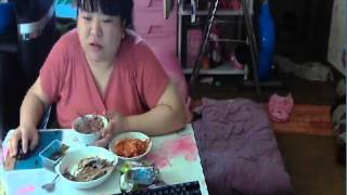 bj복부인 고등어구이 김치 집밥 먹방 mukbang