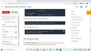 GSP094 Google Cloud Pub Sub using Python