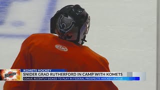 Snider grad Parker Rutherford relishing shot in camp with hometown Komets