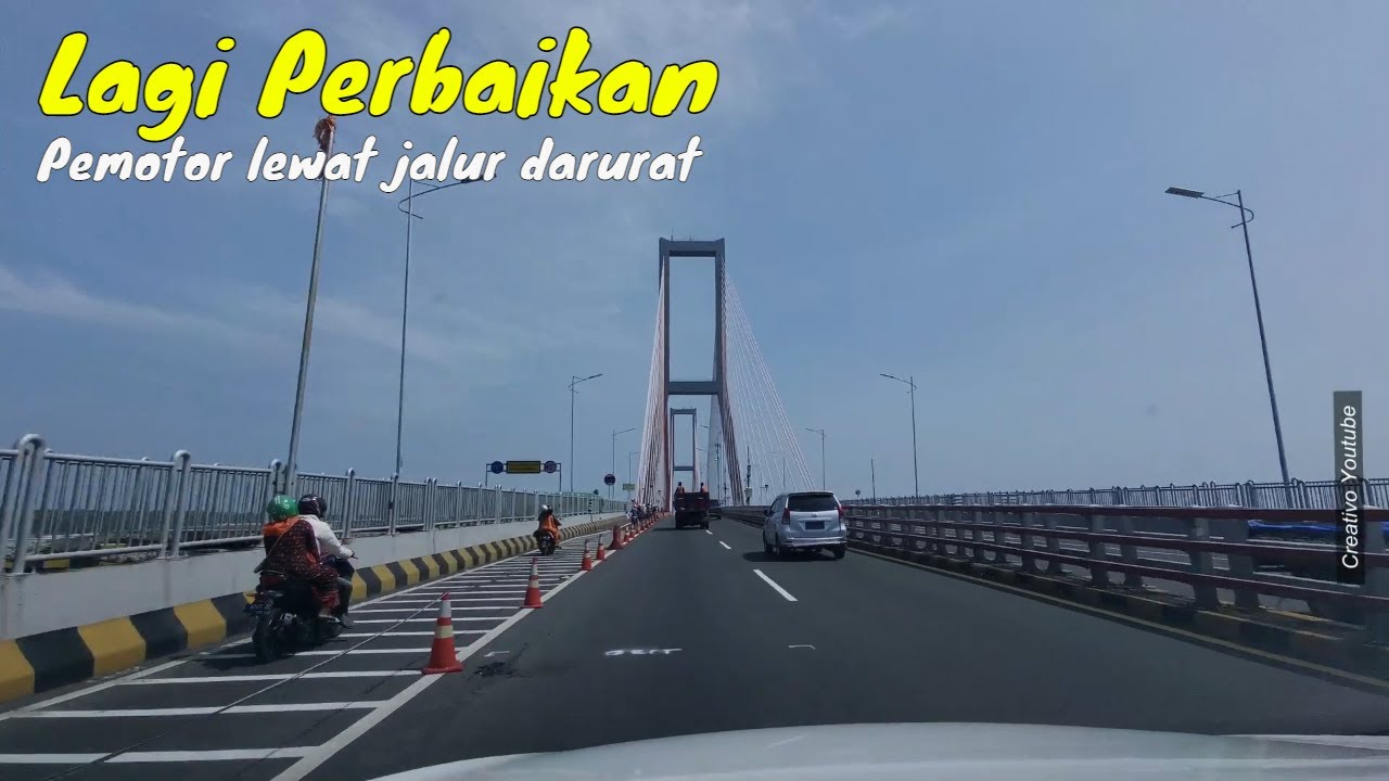 Nyebrang Jembatan Suramadu Arah Surabaya VS Arah Madura - YouTube