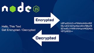 NodeJS Data Encryption & Decryption using CryptoJS Module #nodejs #crypto