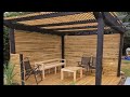 How to build a pergola and decking step by step