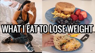 WHAT I EAT IN A DAY TO LOSE WEIGHT: CHEAP & EASY MEALS | 90 DAY TRANSFORMATION