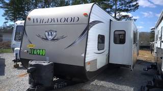 SOLD!2014 Forest River Wildwood 36BHBS Destination Trailer, 2 Slides, 2 Bedrooms, $16,900