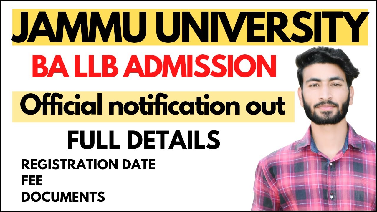 BA LLB Admission Open | Official Notification Out | Fee | Documents ...