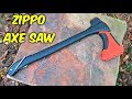 Testing Zippo Axe Saw