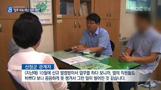 업무 미숙이 아니라 업무 태만 [MBC경남 뉴스데스크], 170811