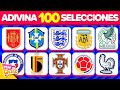 Adivina 100 Selecciones de Fútbol ⚽🏆 Por su Escudo 🛡️| Play Quiz de Deportes