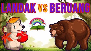 Landak VS Beruang | Cerita Dongeng Fabel | Dongeng Sebelum Tidur | Cerita Anak Indonesia | Kartun