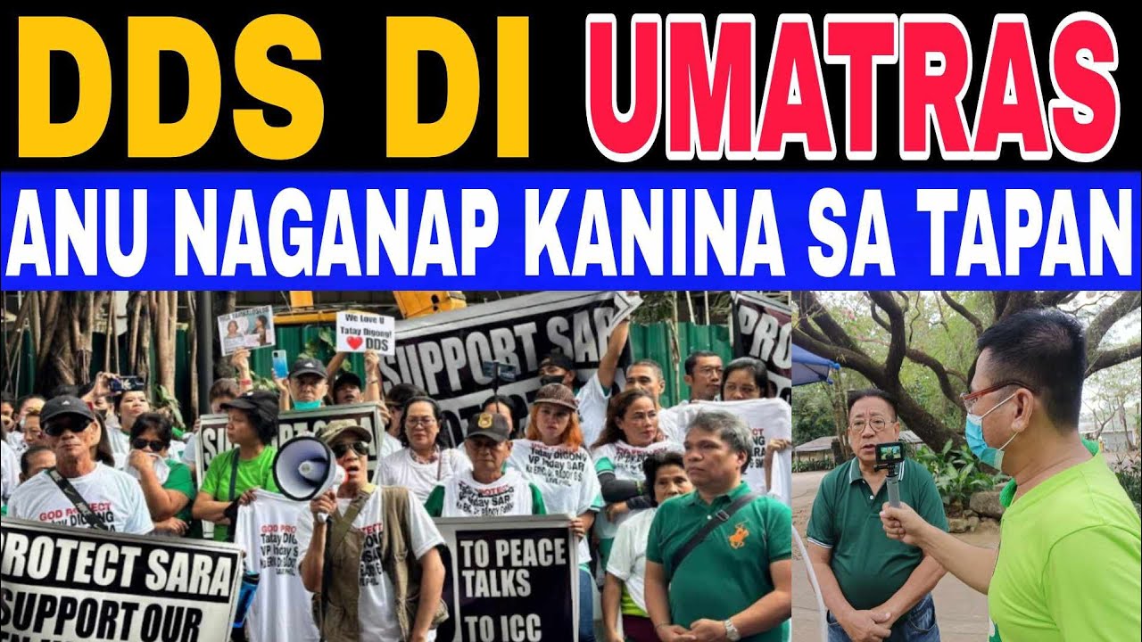 DDS PALABAN DI UMATRAS SA MGA KALABAN KANINA #prrd #bantag #vpsara # ...