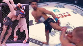 Раскидал соперника😳 | дебютный бой Давида Мгояна #mma #sports