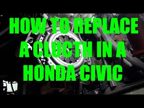 How to replace a clutch on a 2001 to 2005 Civic How to replace a clutch on a 2001 to 2005 Civic