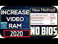 How To Increase Dedicated Video Memory Without BIOS | Intel HD Graphics | 2020