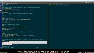 Here Doc in Shell Script