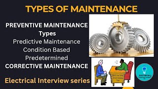 Types of Maintenance|| Preventive Maintenance || Breakdown Maintenance || Predictive Maintenance||