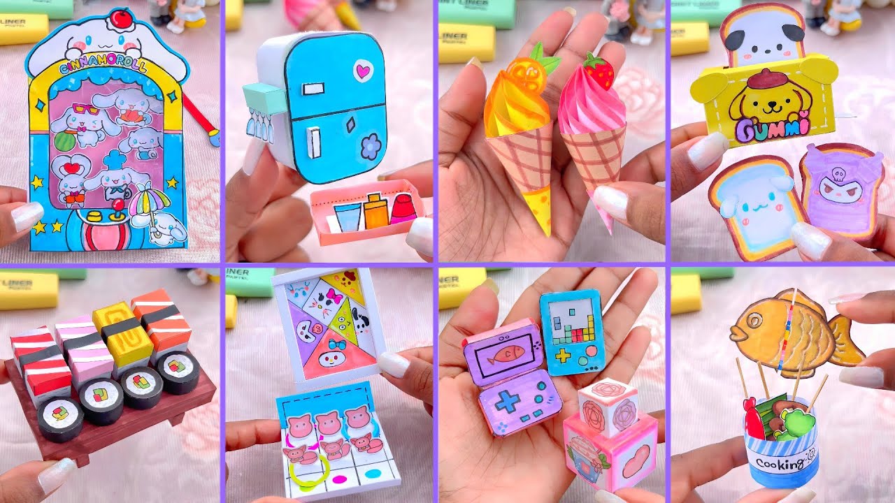 Diy Miniature Crafts Idea Easy Craft Ideas Paper Craft Ideas Easy