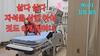 (🇨🇦 Vlog) 집밥 일상, 설날 연휴에 자석 삼킨 아이 데리고 응급실행, 바람 잘 날 없는 우리 집, 결국 설날 당일은 간단히 미역국 먹기, 동네 친구랑 주말 장보기