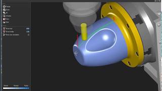 CAD CAM - 4 Axis Simultaneous Machining - V3