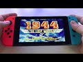 capcom arcade stadium testing games nintendo switch handheld gameplay