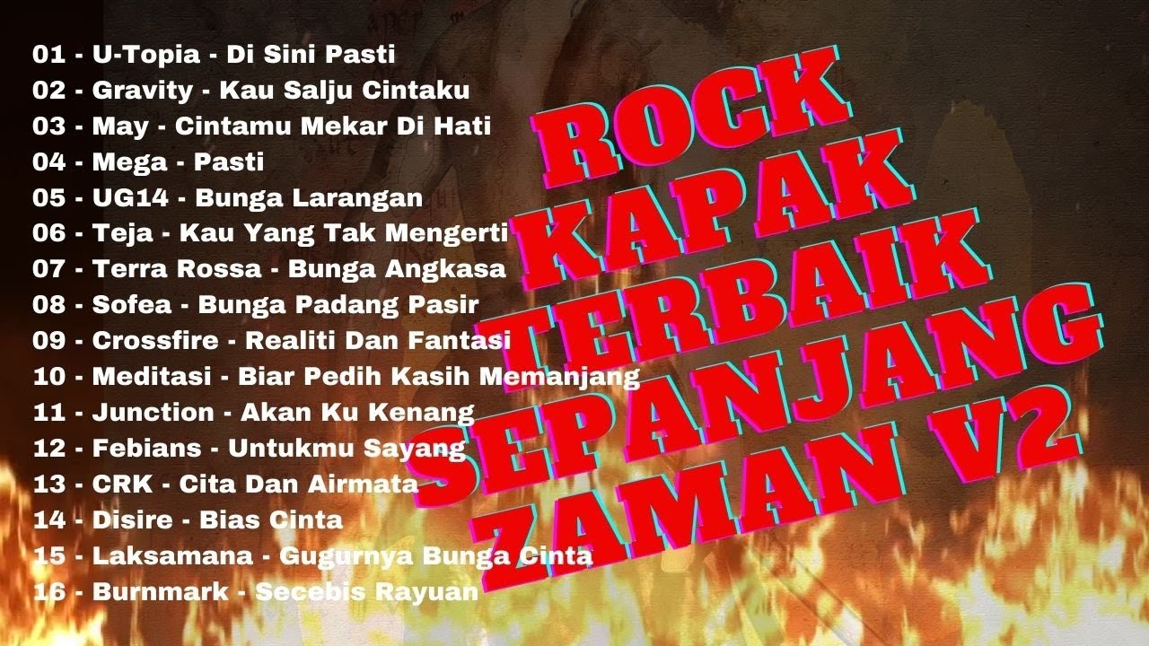 Lagu Rock Kapak Malaysia Terbaik Sepanjang Zaman V2 I Lagenda Rock