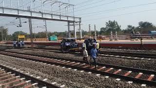 CRS DUNGURIPALI TO KHALIAPALI  ( SAMBALPUR-TITLAGARH RAILWAYS DOUBLING LINE ON DATE 04-02-2019)-9