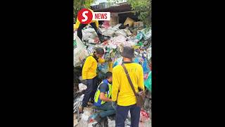 MBPP use six trucks to clear 4,440kg of waste from George Town house