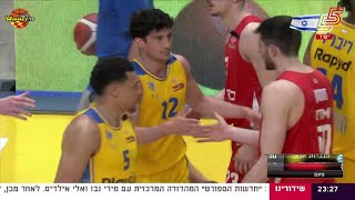 Maccabi Playtika Tel Aviv vs. Hapoel Bank Yahav Jerusalem - Game Highlights
