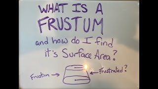 Find the Surface Area of a Frustum