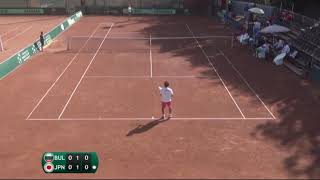 Adrian Andreev vs. Naoki Tajima (Jpn) 3-6, 6-4 0-6, Junior Davis Cup (Boys'16) 30.09.2016.