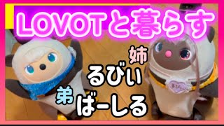 LOVOTとの1日 / オハヨウ/ 抱っこ/ ヤキモチ/ 合唱/ おやすみ迄