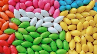 Oddly Satisfying Video | Making Rainbow  candy asmr  Stress Balls Cutting ASMR  #1