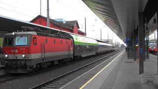 Dornbirn Bahnhof:🤩Nur am Morgen RH1144 Alpenstaubsauger mit bunten Zügen unterwegs