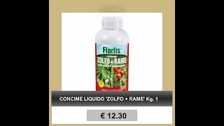 CONCIME LIQUIDO 'ZOLFO + RAME' Kg. 1