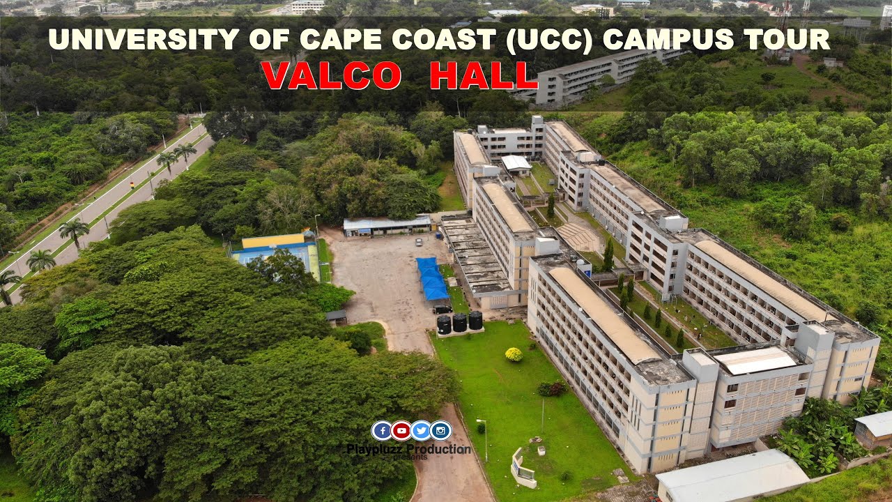 University Of Cape Coast (UCC) - Campus Tour|| Valco Hall Aerial View # ...