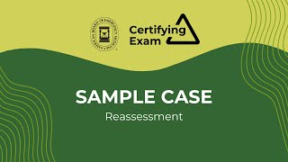CE Sample Case: Reassessment