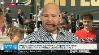 "Jalen Brunson will be ECF Champions" - Superfan Fat Joe on Knicks-Cavs, Top 5 NY players of alltime