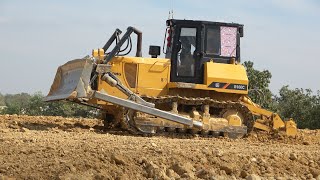 Big Stronger LiuGong Bulldozer Plowing Vs Leveling Soils _ Powerful Road Construction Equipment