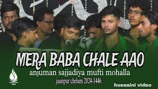 Mera baba chale aao noha . anjuman sajadiya mufti mohalla jaunpur 2024-1446  hussaini video