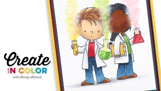 Create in Color with Sandy Allnock | Copic Coloring a Chemical Reaction