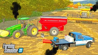 WE FACE BIG PROBLEMS ON GRANDPAS FARM?! (AUGER BROKE) | Farming Simulator 2022