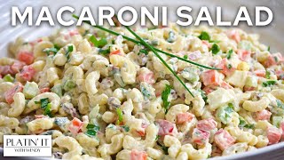 Easy CREAMY Macaroni Salad | Comfort Food Favourites