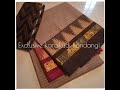 exclusive karaikudi kandangi cottonsaree alone 5.5mtrs1 mtr free blouse1400 ship120 thread counts